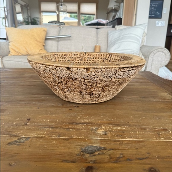 Decorative cork sea grass basket holder - Picture 2 of 6